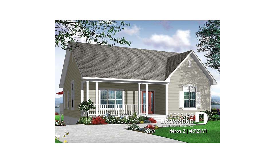 Vue avant - MODÈLE DE BASE - Héron 2