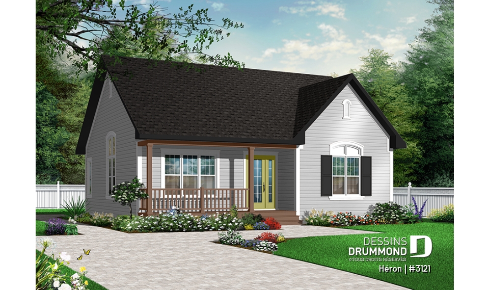 Version couleur no. 4 - Vue avant - Héron