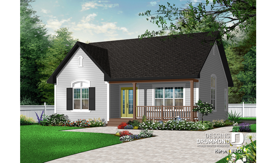 Version couleur no. 4 - Vue avant - Héron