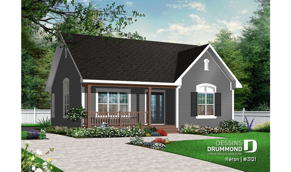 Version couleur no. 8 - Vue avant - Héron