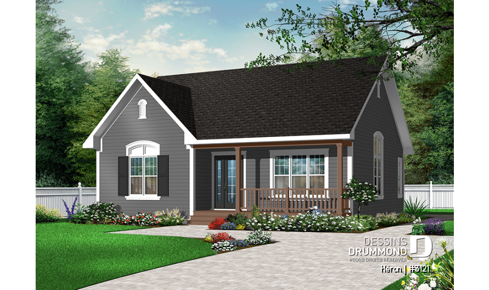 Version couleur no. 8 - Vue avant - Héron