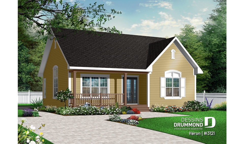 Version couleur no. 9 - Vue avant - Héron