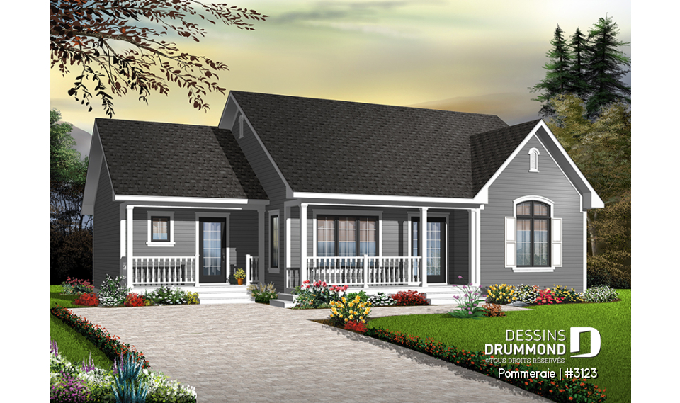 Version couleur no. 3 - Vue avant - Pommeraie