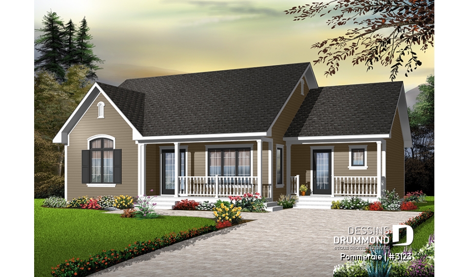 Version couleur no. 6 - Vue avant - Pommeraie