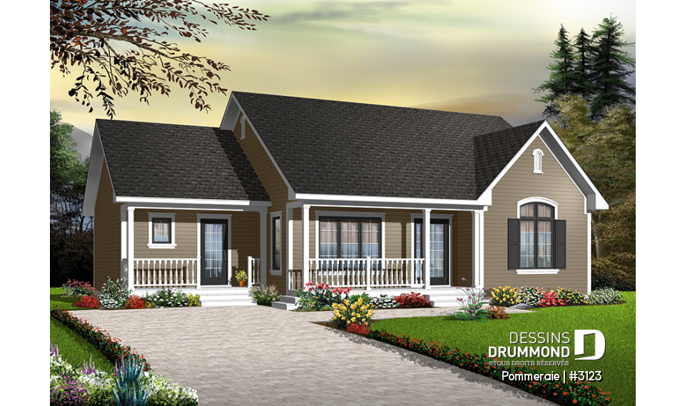 Version couleur no. 6 - Vue avant - Pommeraie