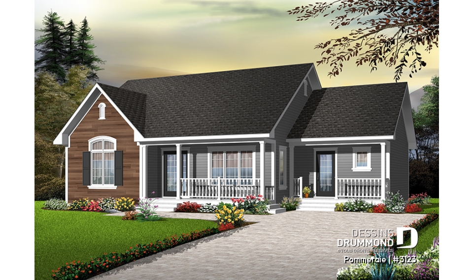 Vue avant - MODÈLE DE BASE - Pommeraie