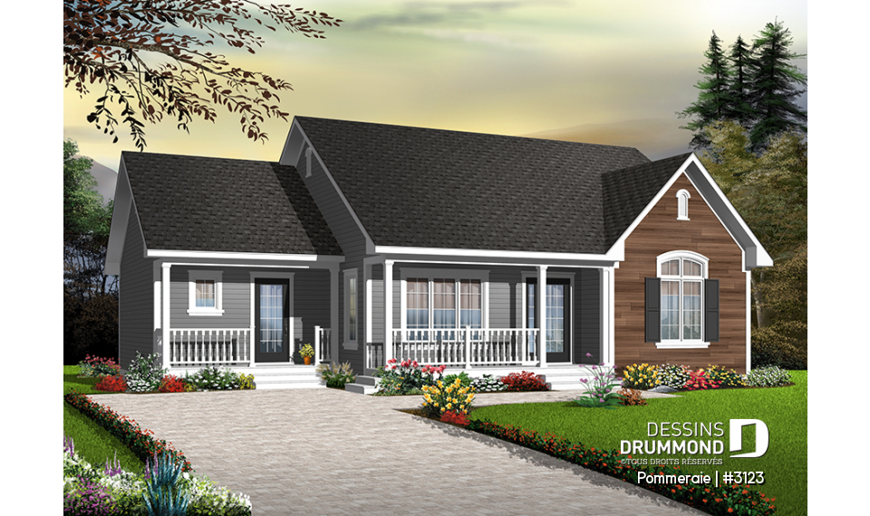 Vue avant - MODÈLE DE BASE - Pommeraie