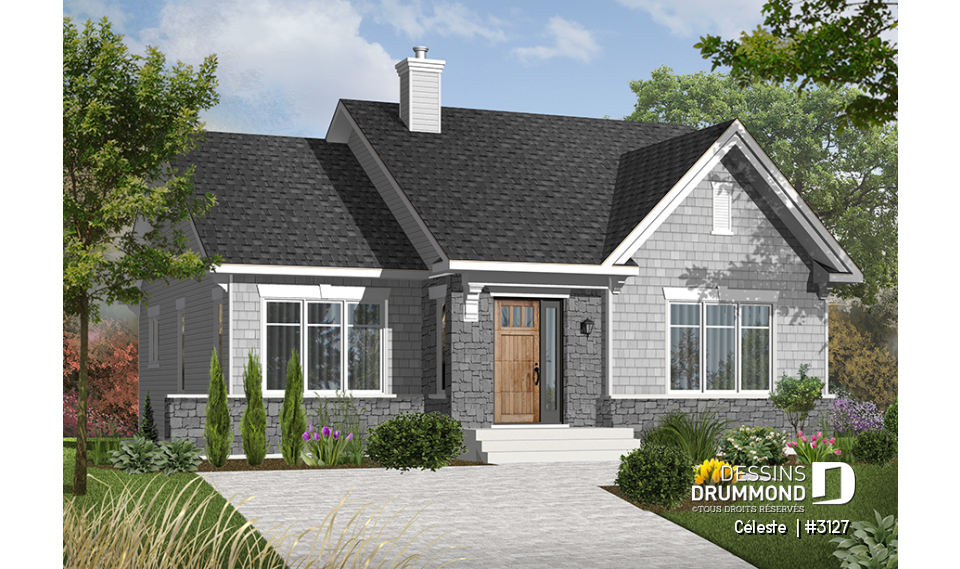 Version couleur no. 4 - Vue avant - Céleste 