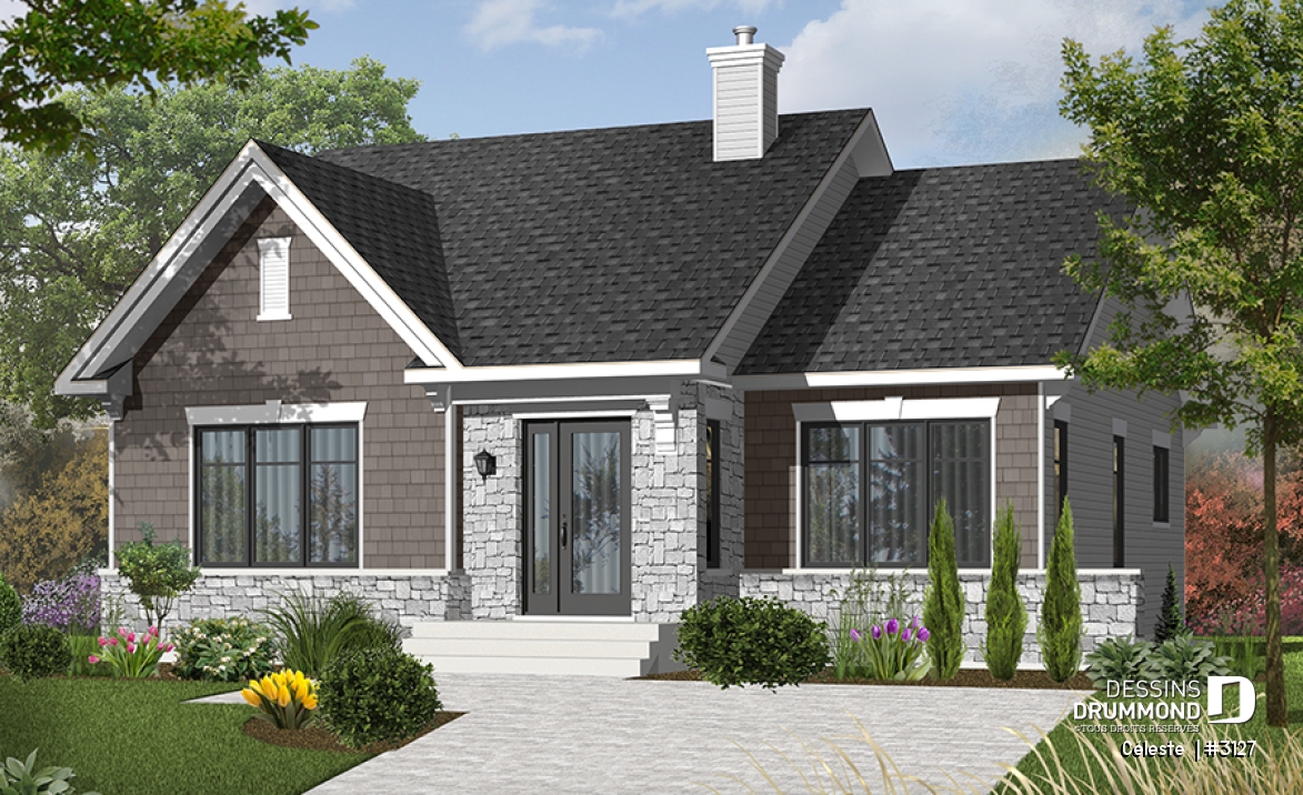 Version couleur no. 5 - Vue avant - Céleste 