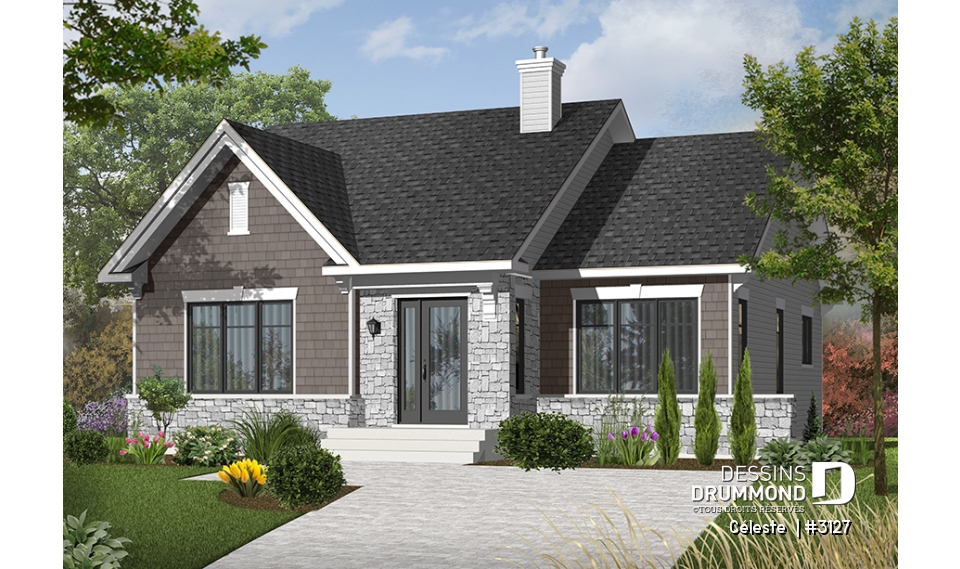 Version couleur no. 5 - Vue avant - Céleste 