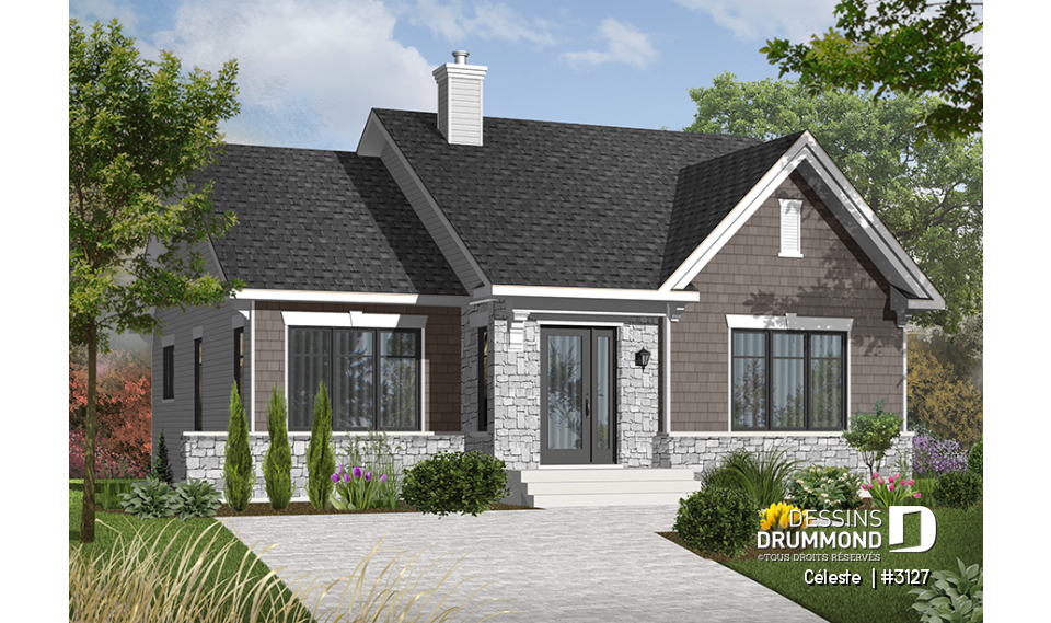 Version couleur no. 5 - Vue avant - Céleste 