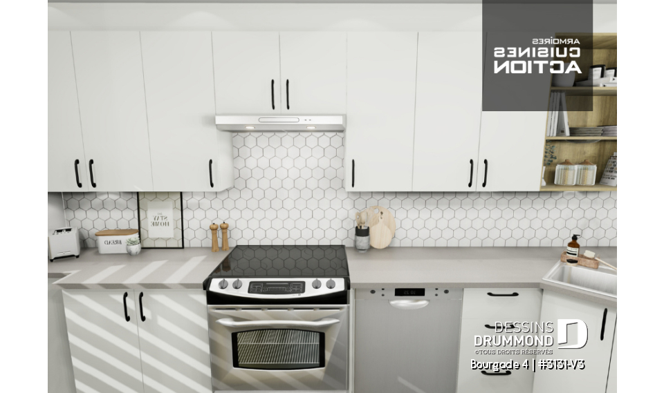 Vue avant - MODÈLE DE BASE - Bourgade 4