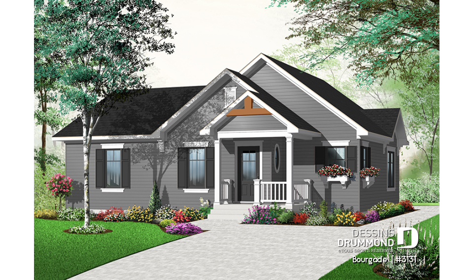 Version couleur no. 5 - Vue avant - Bourgade 