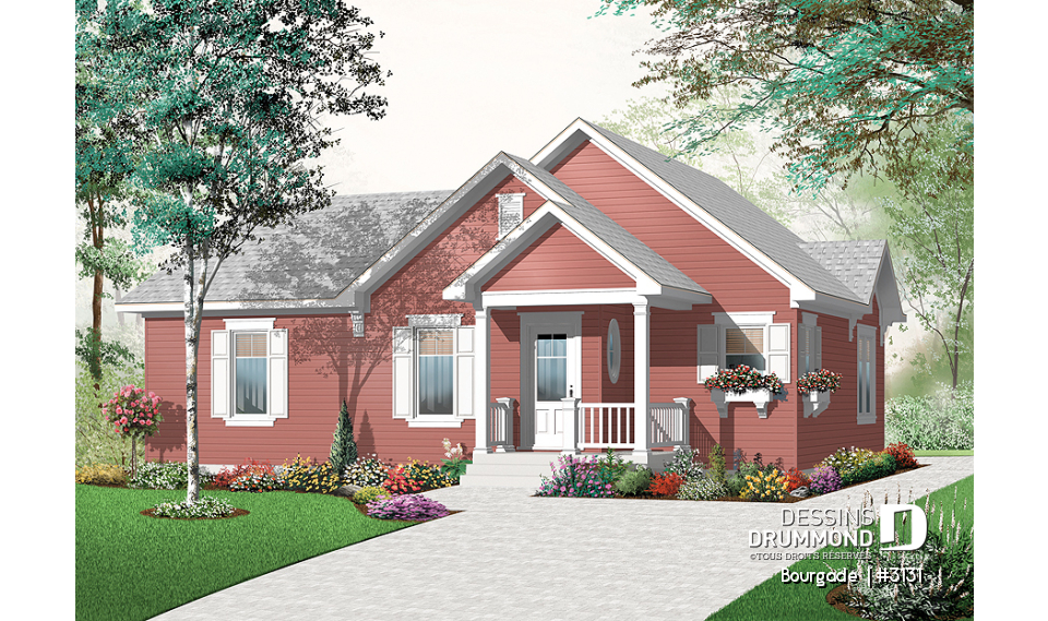 Vue avant – Modèle ORIGINAL - Bourgade 