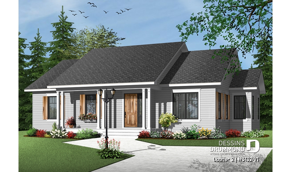 Version couleur no. 1 - Vue avant - Laurier 2