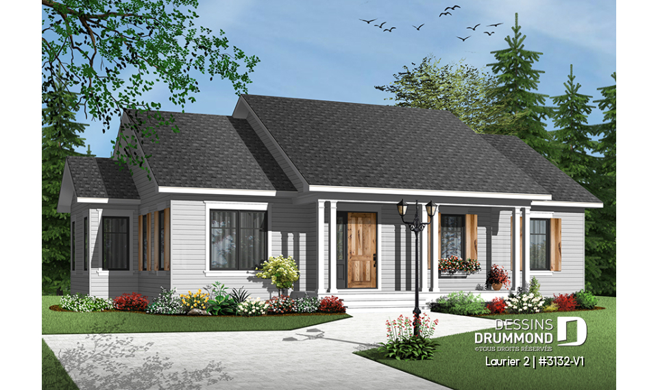 Version couleur no. 1 - Vue avant - Laurier 2