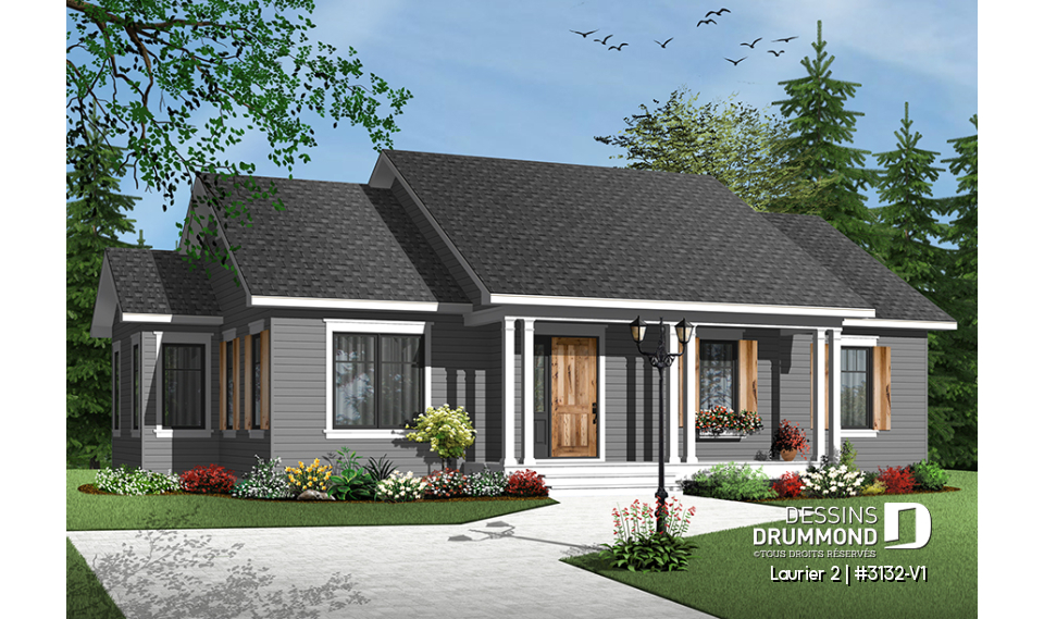 Version couleur no. 3 - Vue avant - Laurier 2