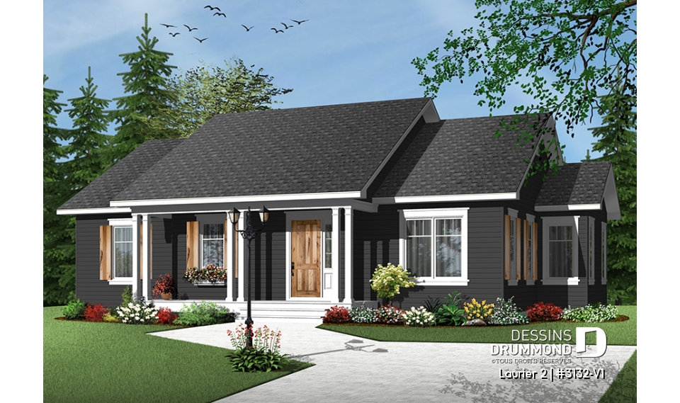 Version couleur no. 4 - Vue avant - Laurier 2