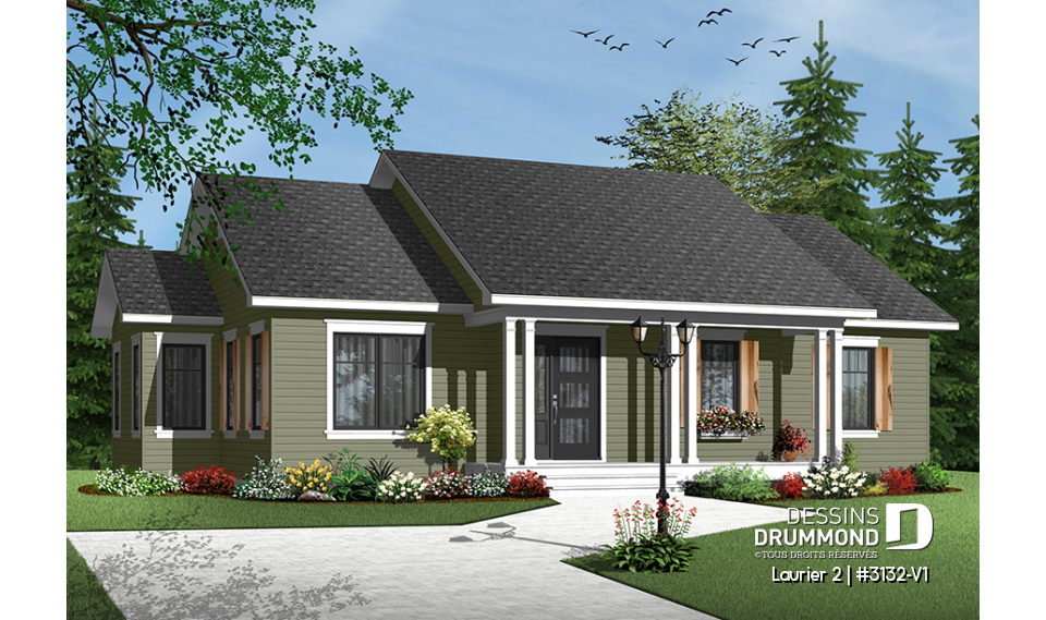 Version couleur no. 5 - Vue avant - Laurier 2