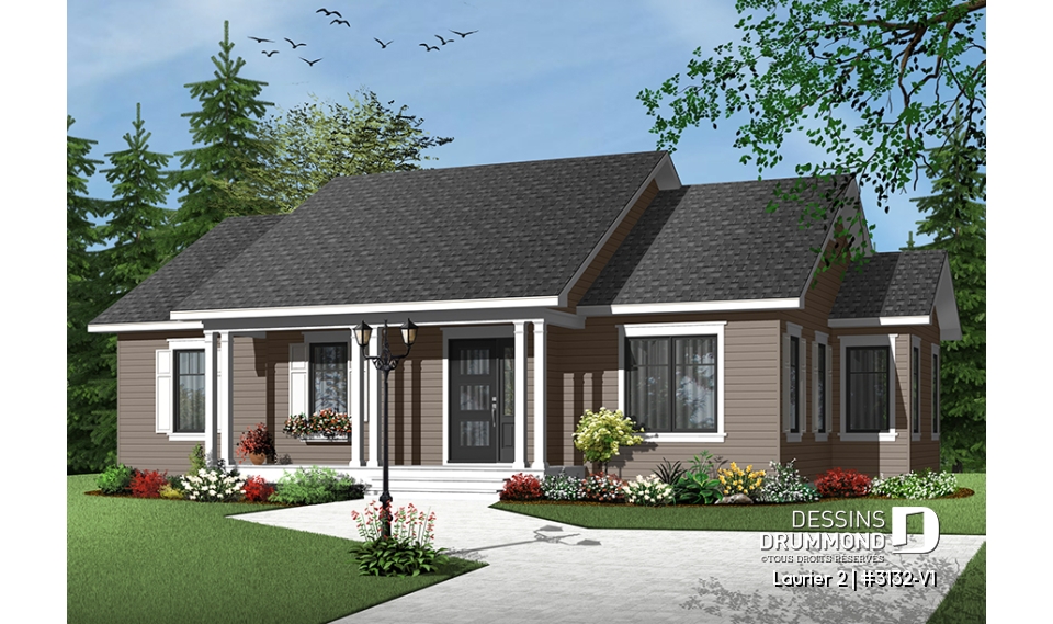 Version couleur no. 6 - Vue avant - Laurier 2