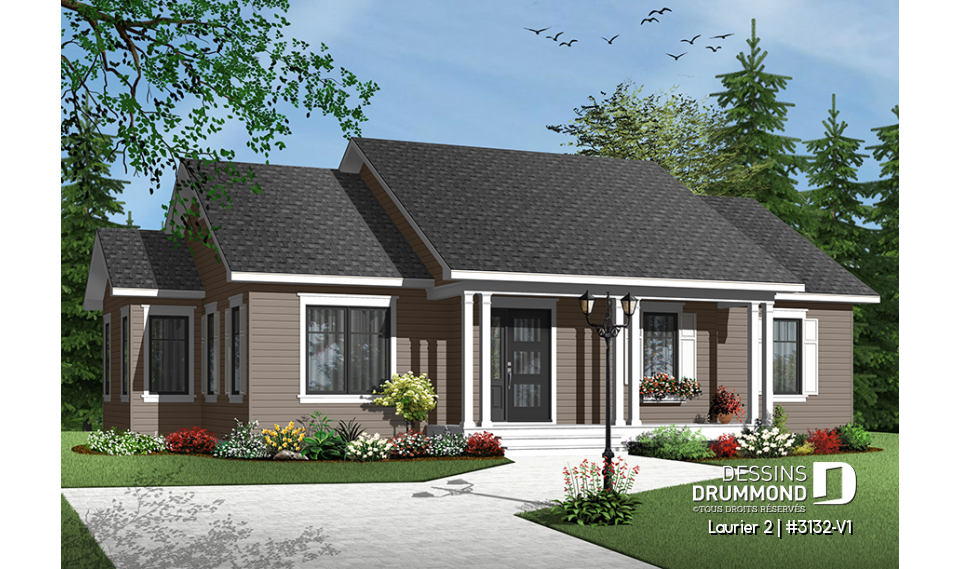 Version couleur no. 6 - Vue avant - Laurier 2