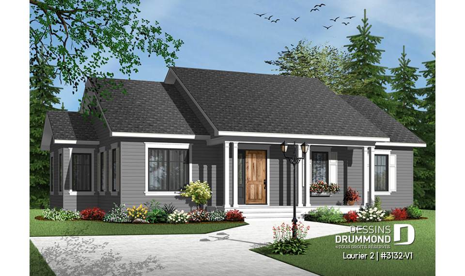 Version couleur no. 7 - Vue avant - Laurier 2