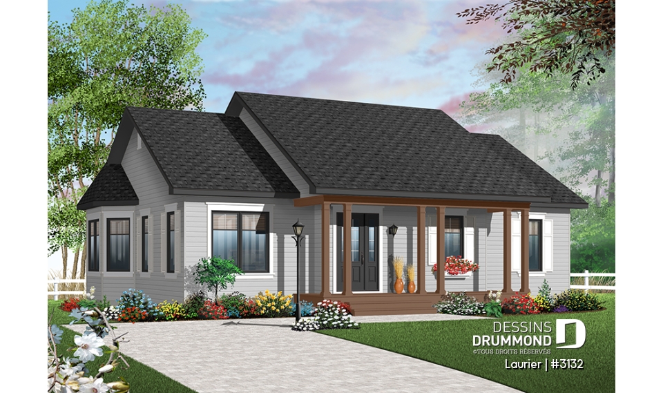 Version couleur no. 1 - Vue avant - Laurier