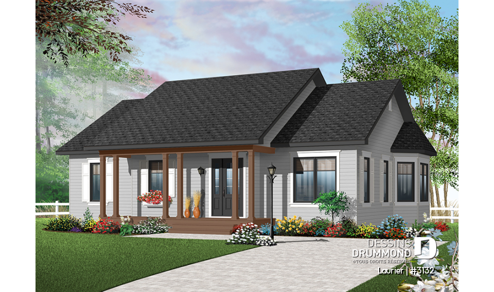 Version couleur no. 1 - Vue avant - Laurier