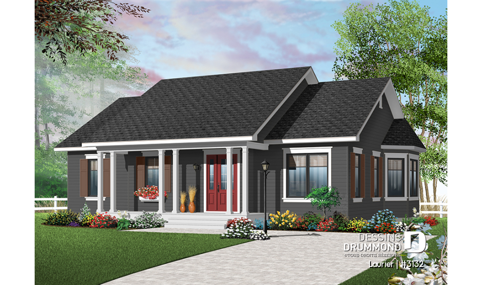 Version couleur no. 4 - Vue avant - Laurier