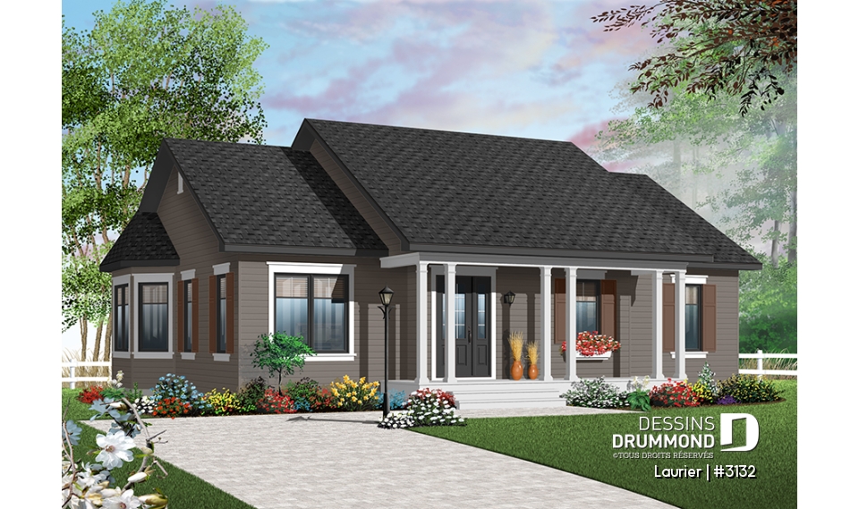 Version couleur no. 6 - Vue avant - Laurier