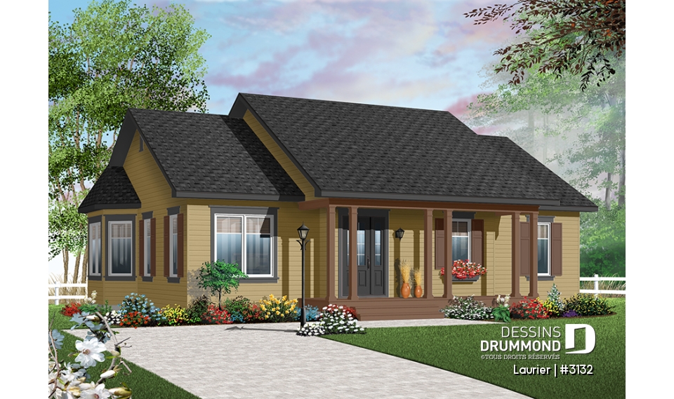 Version couleur no. 7 - Vue avant - Laurier
