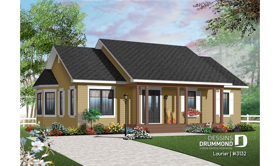 Version couleur no. 8 - Vue avant - Laurier