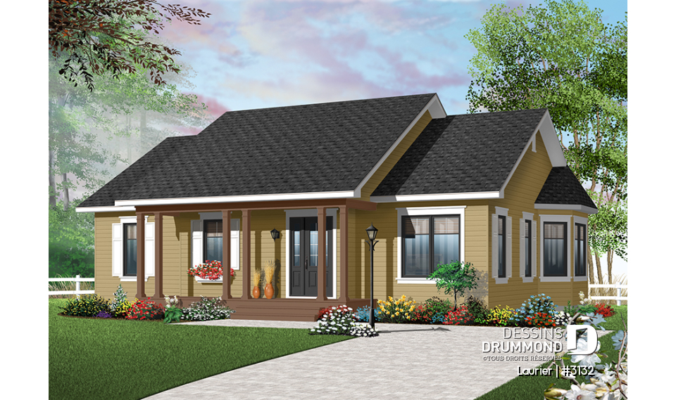 Version couleur no. 8 - Vue avant - Laurier