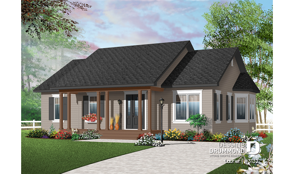 Vue avant - MODÈLE DE BASE - Laurier