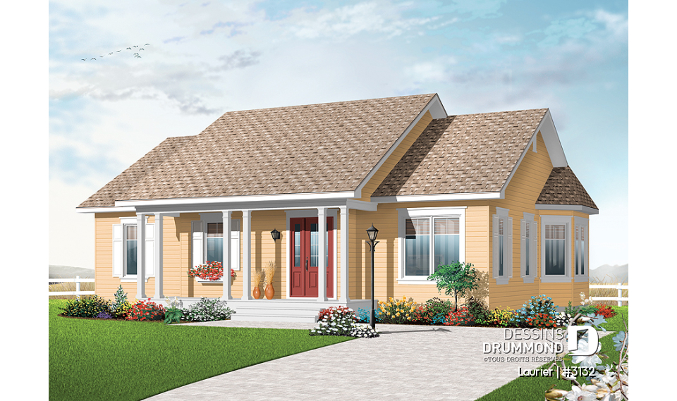 Vue avant – Modèle ORIGINAL - Laurier