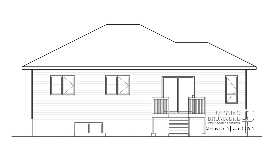 Élévation arrière - Mainville 3