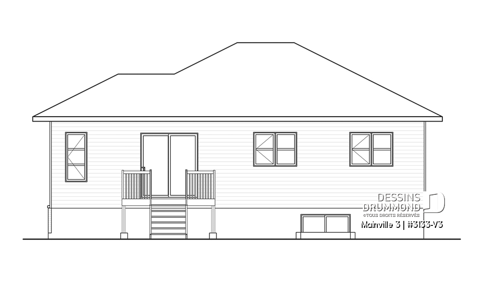 Élévation arrière - Mainville 3