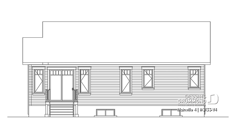 Élévation arrière - Mainville 4