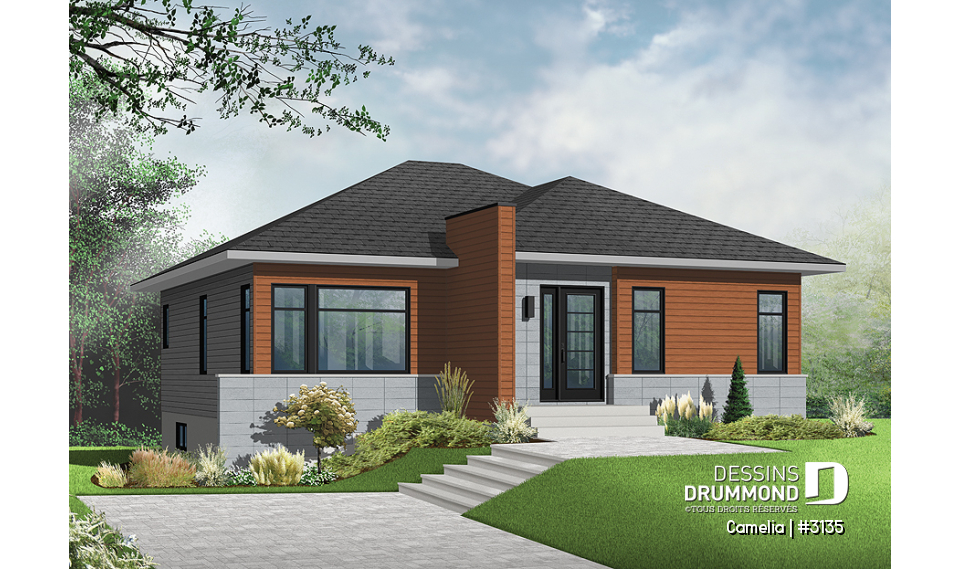 Vue avant – Modèle ORIGINAL - Camelia