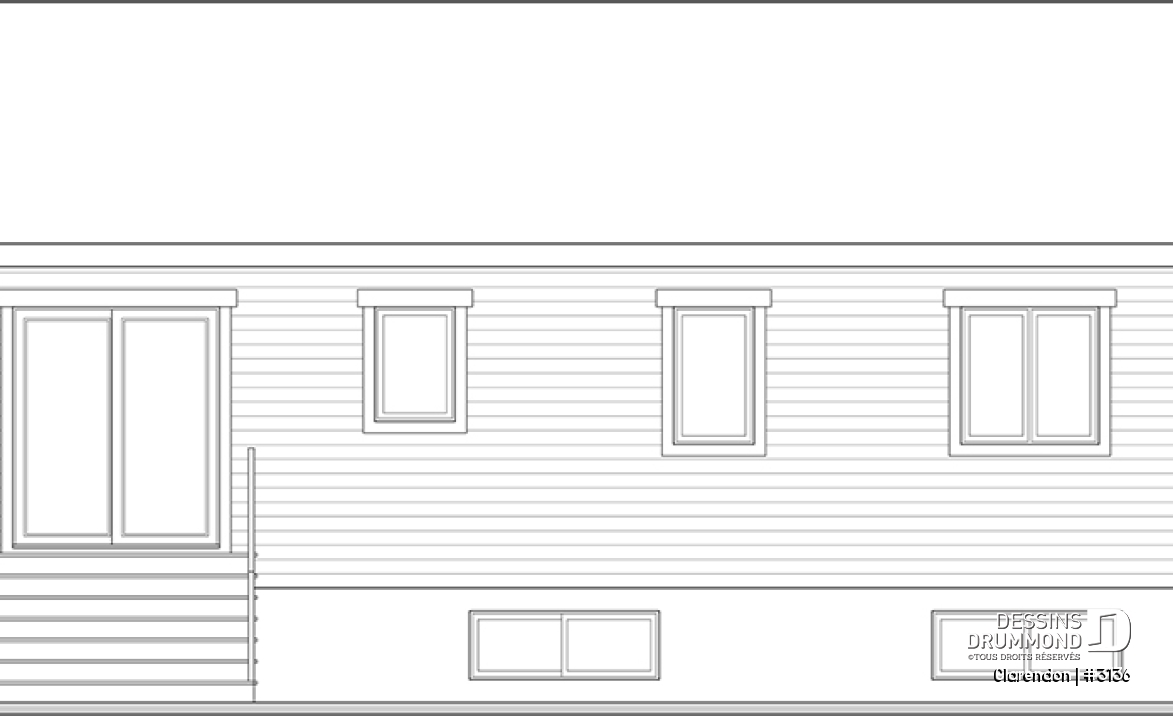 Vue arrière - MODÈLE DE BASE - Clarendon