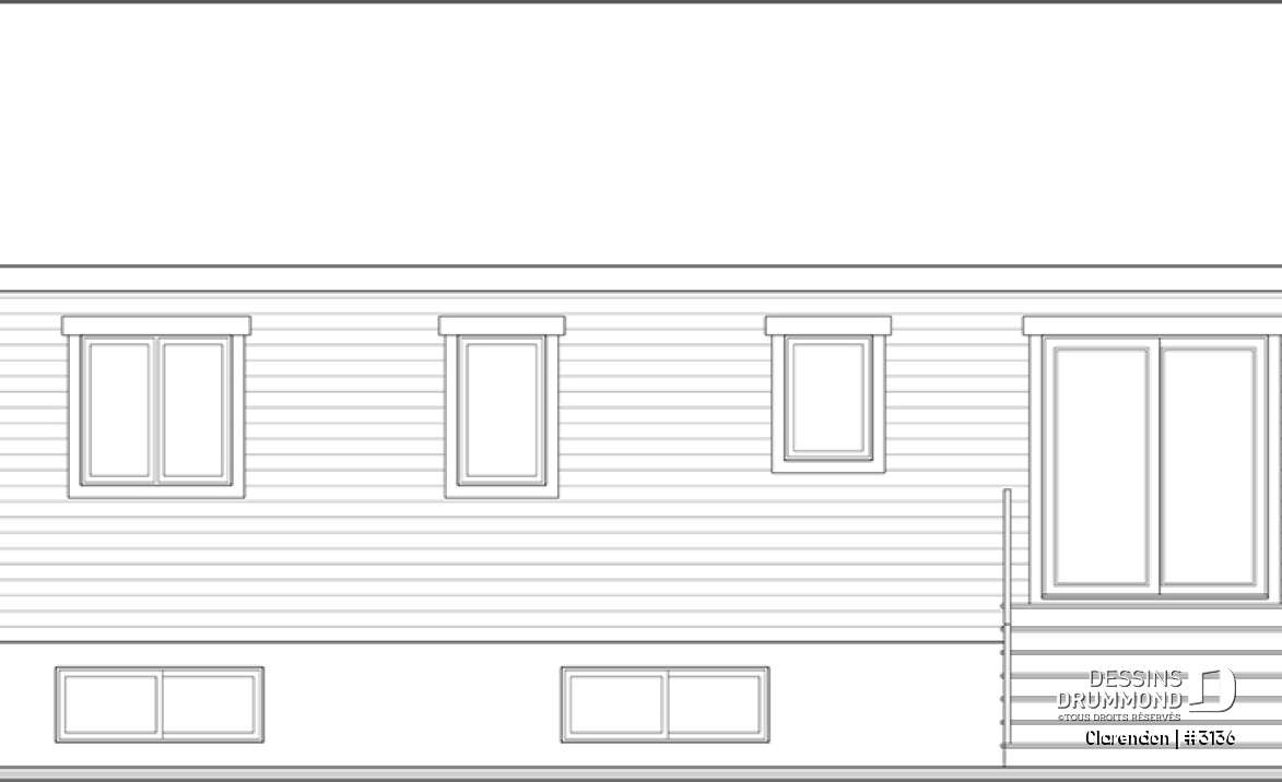 Vue arrière - MODÈLE DE BASE - Clarendon