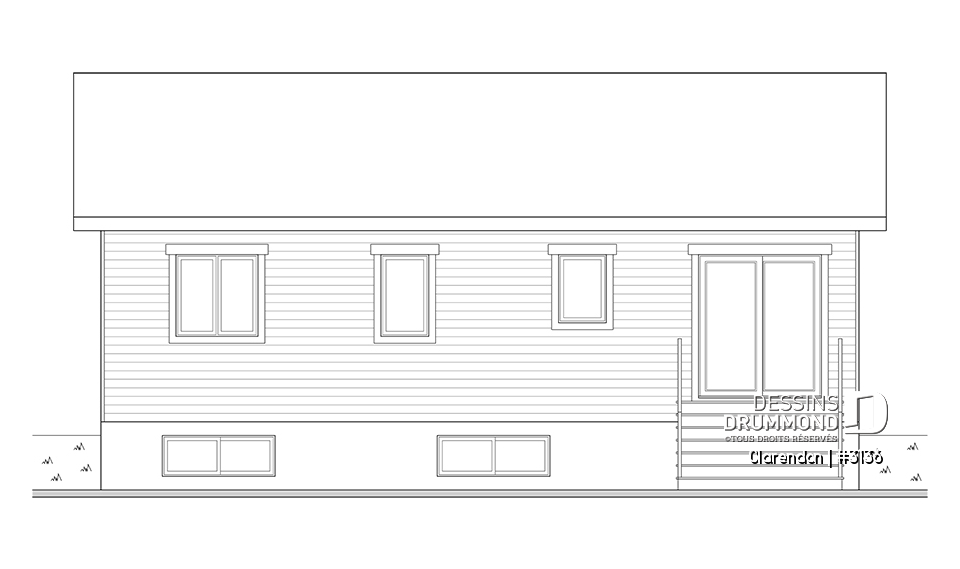 Vue arrière - MODÈLE DE BASE - Clarendon