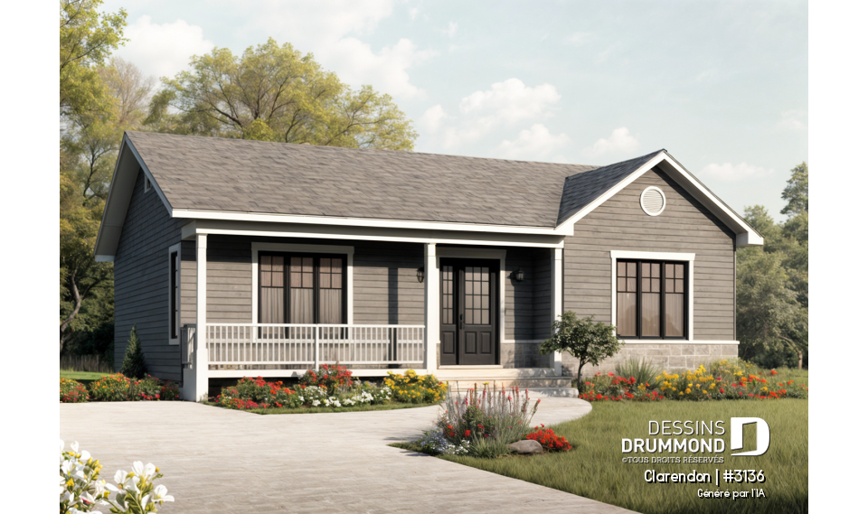 Vue avant - MODÈLE DE BASE - Clarendon