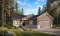 Vue avant - MODÈLE DE BASE - Plan de bungalow abordable, walk-in chambre des maîtres, grand îlot à la cuisine, garage double - Miranda 2
