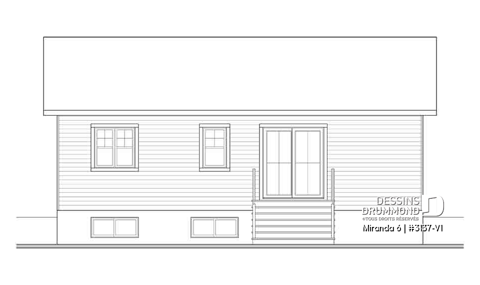 Vue arrière - MODÈLE DE BASE - Miranda 6