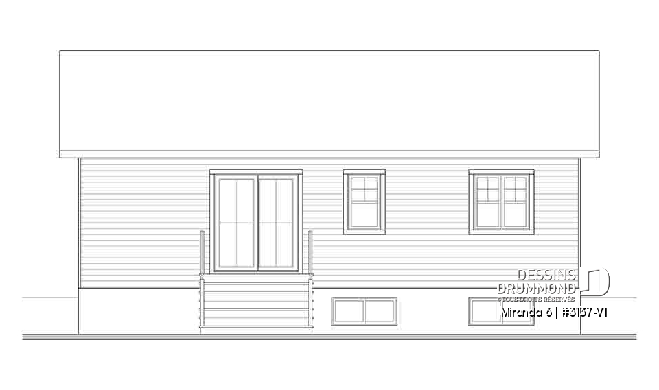 Vue arrière - MODÈLE DE BASE - Miranda 6