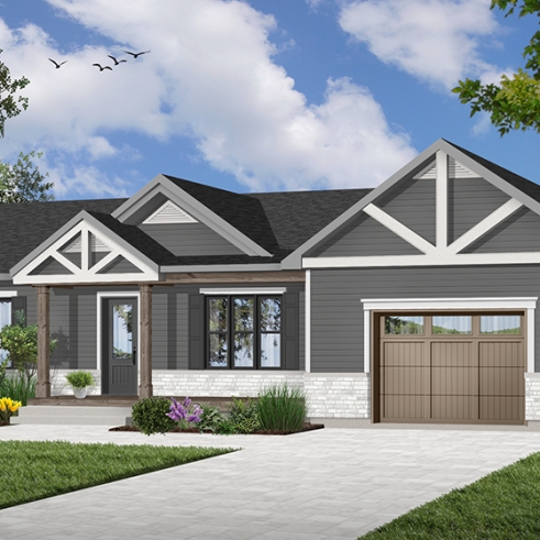 Élévation arrière - Miranda 4