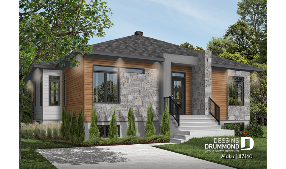 Version couleur no. 1 - Vue avant - Alpha