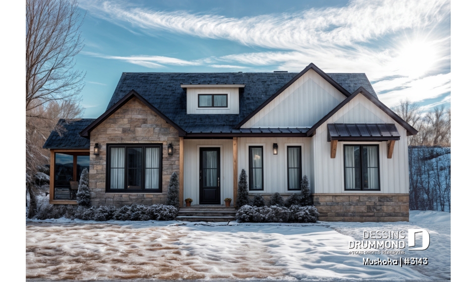 Vue avant - MODÈLE DE BASE - Muskoka