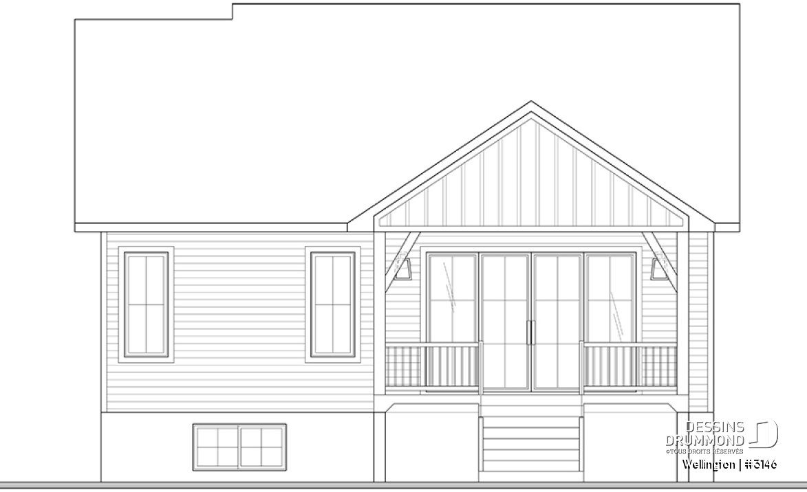 Vue arrière - MODÈLE DE BASE - Wellington